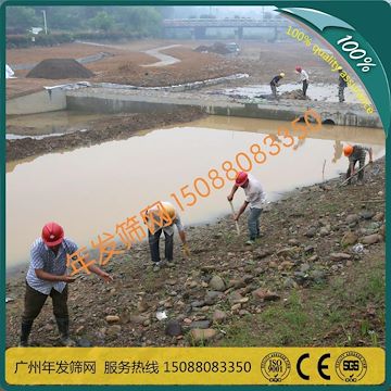 广州年发60*80mm网孔 热镀锌包塑石笼网